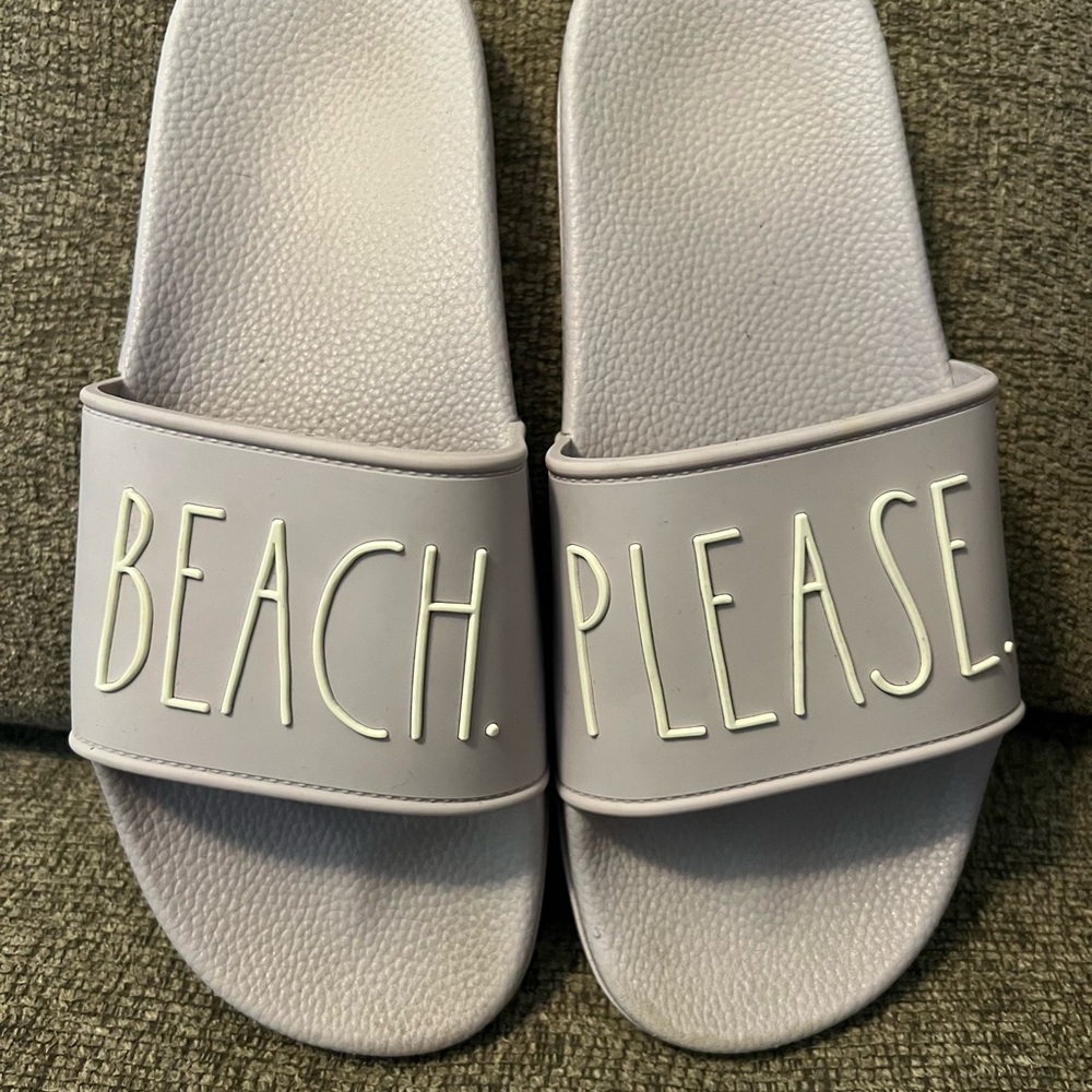 Rae Dunn Lavender Sandals Beach Style